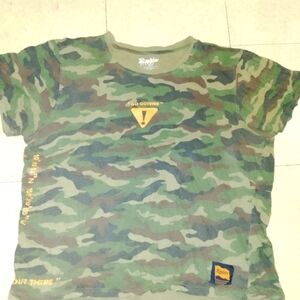 Brooklyn Cloth Green and Brown Camouflage Short Sleeve Tee